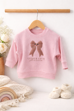 Load image into Gallery viewer, Personalised Embroidered Little Love Bow Sweatshirt