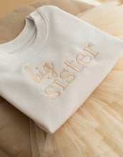 Load image into Gallery viewer, Big Sister Embroidered Sweatshirt - White