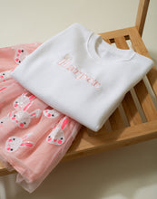 Load image into Gallery viewer, Personalised Bunny Name Embroidered Top