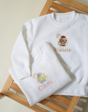 Load image into Gallery viewer, Personalised Bunny & Egg Embroidered Top