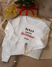 Load image into Gallery viewer, Personalised Merry Christmas Pyjamas - Classic Lights