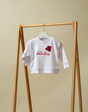 Load image into Gallery viewer, Embroidered Our Little Valentine Sweatshirt - Glitter