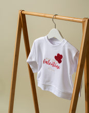 Load image into Gallery viewer, Embroidered Our Little Valentine Sweatshirt - Glitter