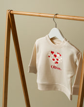 Load image into Gallery viewer, Embroidered Love Hearts Sweatshirt