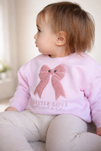Load image into Gallery viewer, Personalised Embroidered Little Love Bow Sweatshirt
