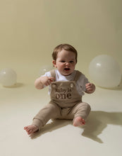 Load image into Gallery viewer, Personalised Birthday Overalls - Beige