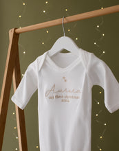 Load image into Gallery viewer, Personalised My First Christmas Baby Grow