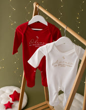 Load image into Gallery viewer, Personalised My First Christmas Baby Grow
