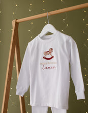 Load image into Gallery viewer, Personalised Merry Christmas Pyjamas - Rocking Horse