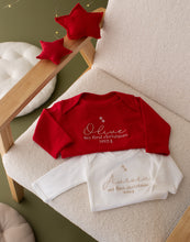 Load image into Gallery viewer, Personalised My First Christmas Baby Grow