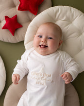 Load image into Gallery viewer, Personalised My First Christmas Baby Grow - Star