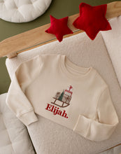 Load image into Gallery viewer, Personalised Present Sleigh Sweatshirt