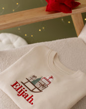 Load image into Gallery viewer, Personalised Present Sleigh Sweatshirt