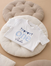 Load image into Gallery viewer, Embroidered Personalised When I Wake Up Pyjamas - Bunting