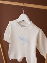 Load image into Gallery viewer, Personalised Baby Knitted Romper