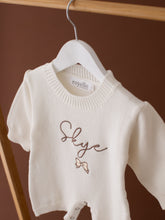 Load image into Gallery viewer, Personalised Baby Knitted Romper