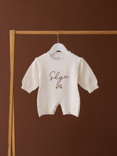Load image into Gallery viewer, Personalised Baby Knitted Romper
