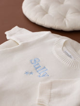 Load image into Gallery viewer, Personalised Baby Knitted Romper
