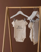Load image into Gallery viewer, Personalised Made with Lots of Love and a Little Science Baby Vest
