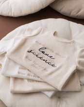 Load image into Gallery viewer, Personalised Made with Lots of Love and a Little Science Baby Vest