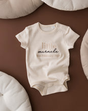 Load image into Gallery viewer, Personalised Little Miracle Baby Announcement Vest