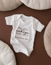 Load image into Gallery viewer, Personalised The Little Embryo That Could Baby Announcement Vest