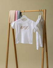 Load image into Gallery viewer, Personalised Embroidered Birthday T-shirt