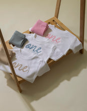 Load image into Gallery viewer, Personalised Embroidered Birthday T-shirt