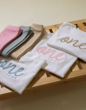 Load image into Gallery viewer, Personalised Embroidered Birthday T-shirt