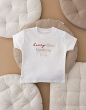 Load image into Gallery viewer, Personalised Berry First Birthday Top