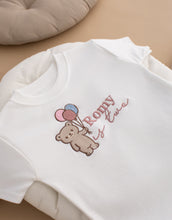 Load image into Gallery viewer, Personalised Bear and Balloons Birthday Top