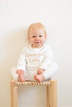 Load image into Gallery viewer, Personalised Embroidered Flower Girl Pyjamas