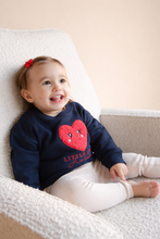 Load image into Gallery viewer, Personalised Embroidered Little Love Heart Sweatshirt