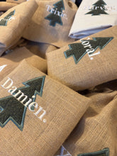Load image into Gallery viewer, Embroidered Jute Christmas Sack