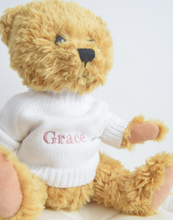 Load image into Gallery viewer, Personalised Baby Teddy - Timeless Classic Jointed Bear