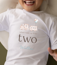 Load image into Gallery viewer, Personalised When I Wake Up Pyjamas - Classic Train