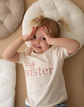Load image into Gallery viewer, Big Sister Embroidered T-Shirt - Natural