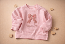 Load image into Gallery viewer, Personalised Embroidered Little Love Bow Sweatshirt
