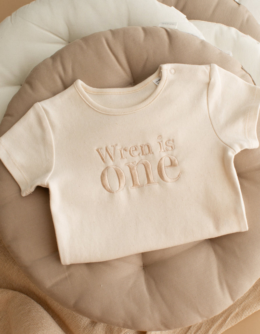 Personalised Birthday Baby Vest - Natural Name is Age