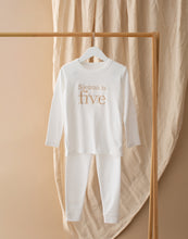 Load image into Gallery viewer, Personalised Embroidered White Birthday Pyjamas
