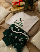 Load image into Gallery viewer, Personalised Snowflake Unisex Fit Pyjamas
