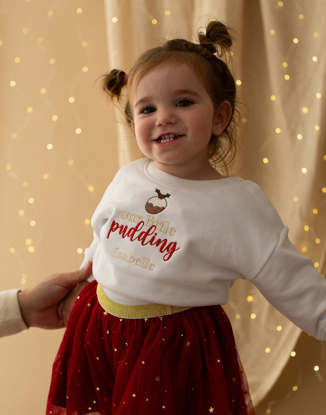Personalised Christmas Sweatshirt - Our Little Pudding