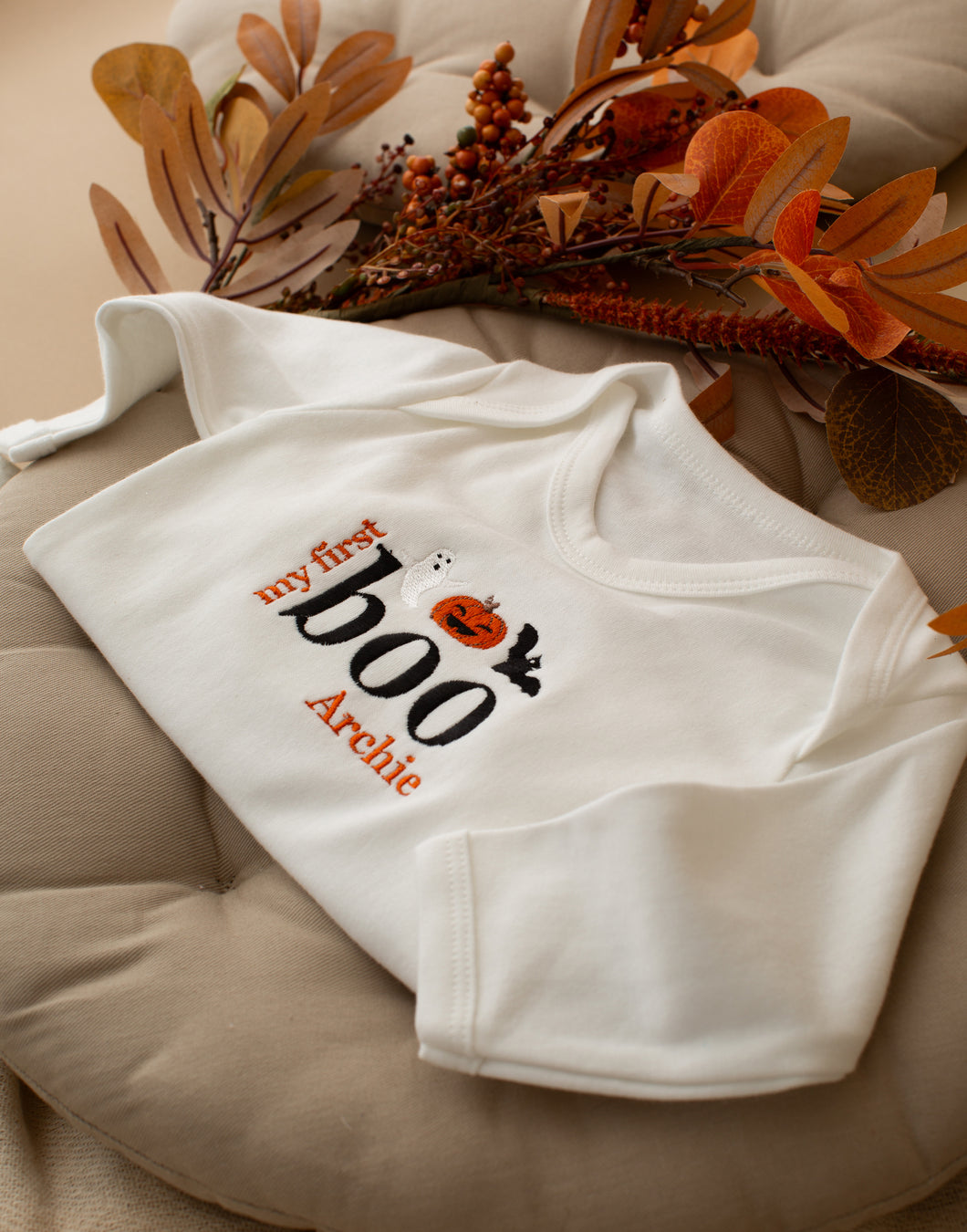 Personalised My First Boo Baby Grow