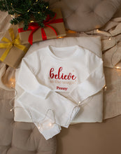 Load image into Gallery viewer, Personalised Believe in the Magic Pyjamas
