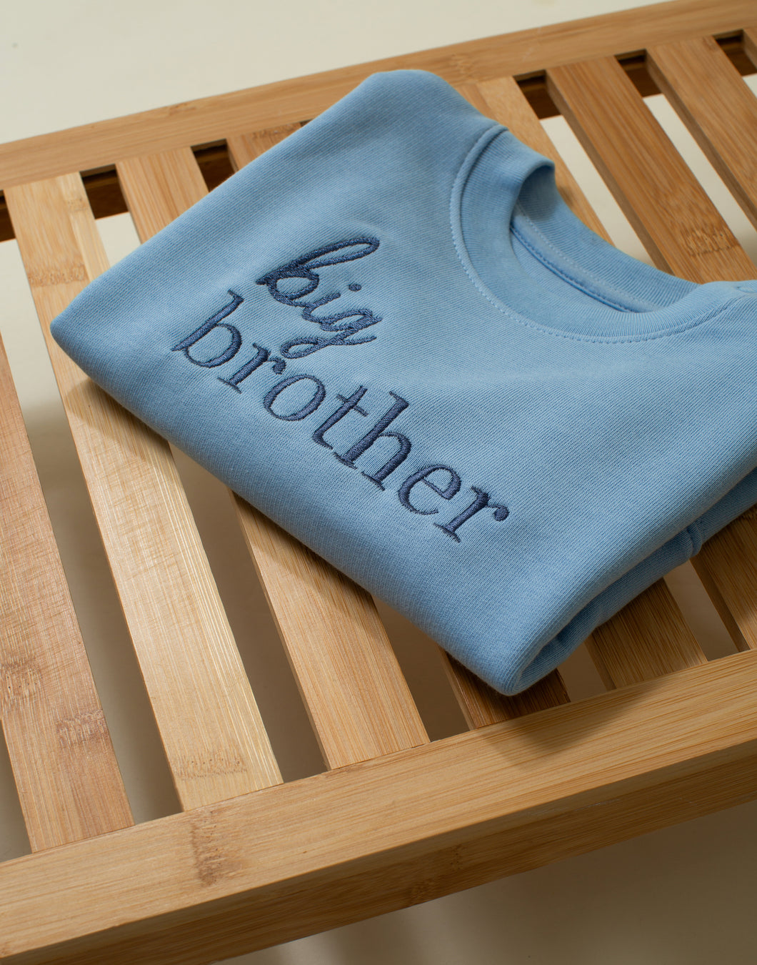 Big Brother Embroidered Sweatshirt - Blue