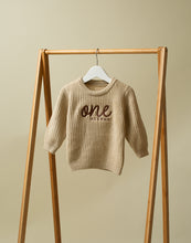 Load image into Gallery viewer, Personalised Birthday Chunky Knit Jumper
