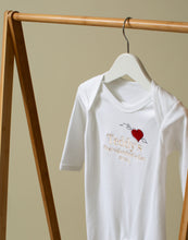 Load image into Gallery viewer, Embroidered First Valentine&#39;s Day Baby Grow
