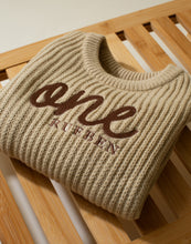 Load image into Gallery viewer, Personalised Birthday Chunky Knit Jumper
