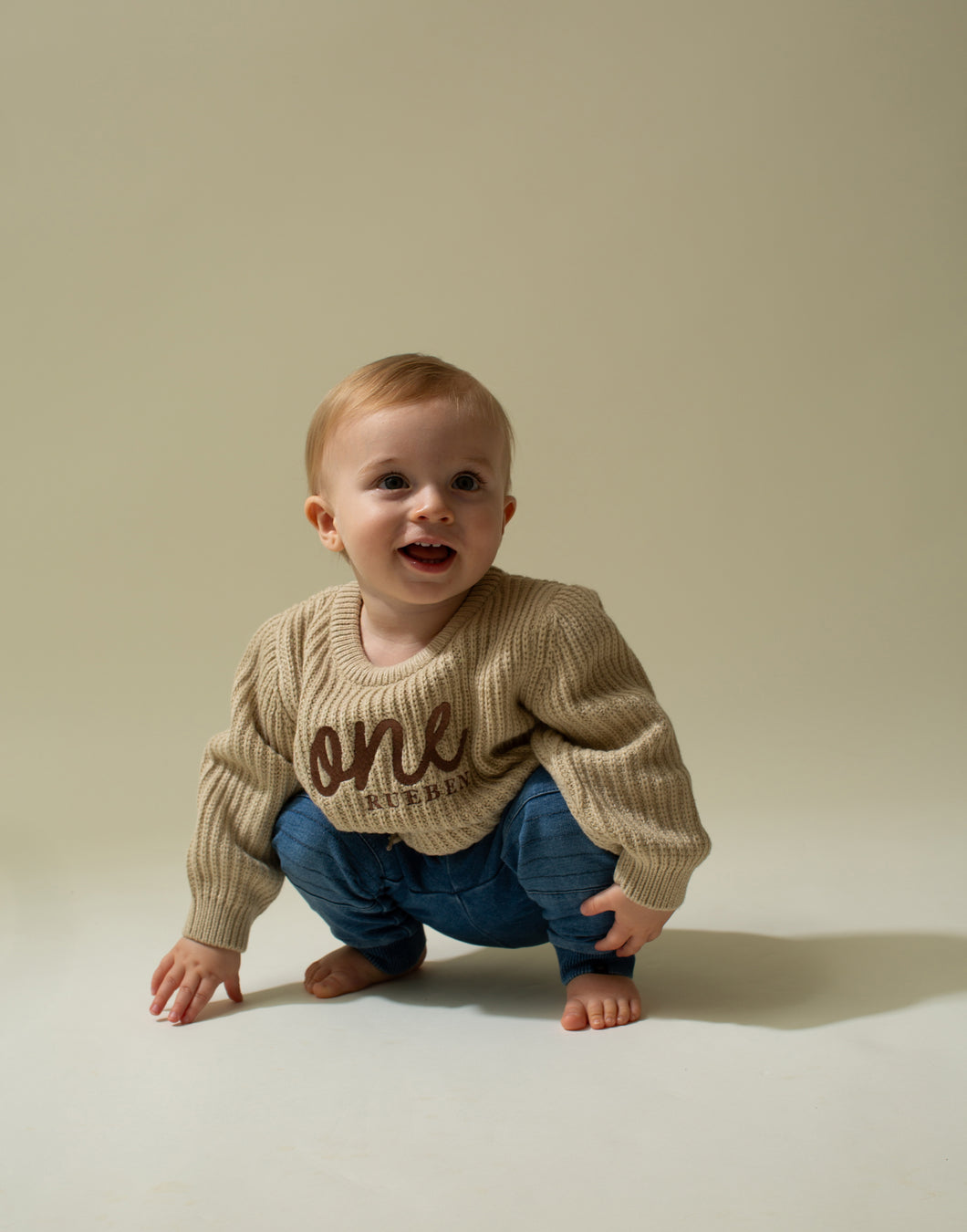 Personalised Birthday Chunky Knit Jumper