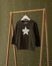 Load image into Gallery viewer, Personalised Christmas Star Sweatshirt

